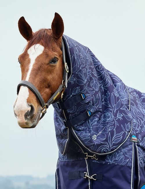 Weatherbeeta Comfitec Limited Edition Turnout Neck Cover 220g - Floral Print