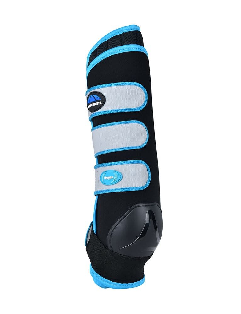 Weatherbeeta Therapy-Tec Stable Boot Wraps - Black/Blue - Weatherbeeta ...