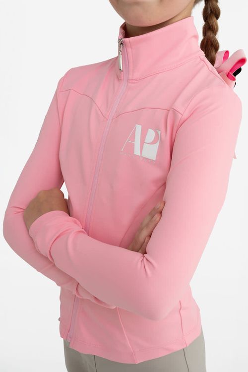 Hassinger Kids' ProZip Junior Performance Top - Perfect Pink