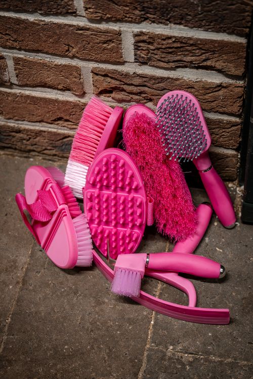 Horseware Newmarket Grooming Brush Set - Witney Pink