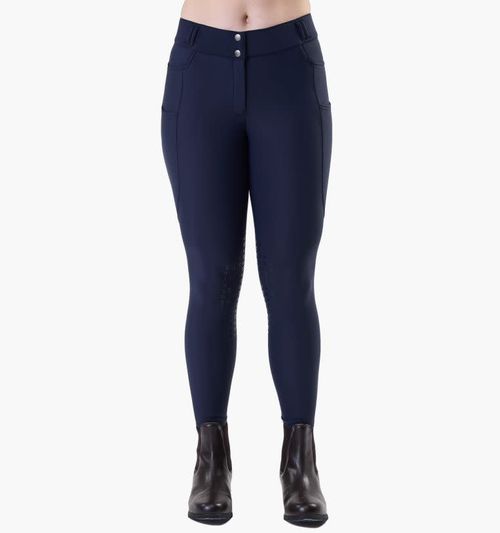 Horseware Women's Flexfit Winter Knee Grip Breeches - Navy