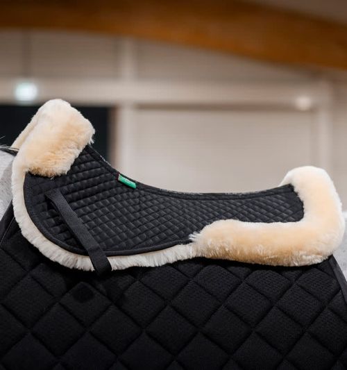 Horseware Sheepskin Halfpad - Black/Natural