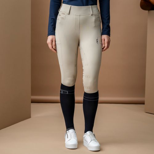 Alessandro Albanese Women's Fina Full Seat Brushed Hybrid Breeches - Beige