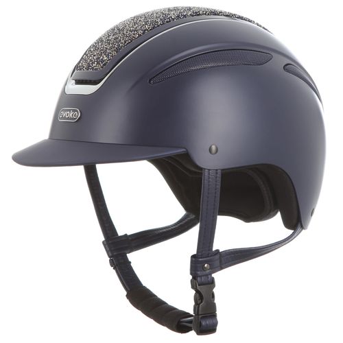 evoke Callisto Classic Peak Helmet - Navy/Navy Crystal