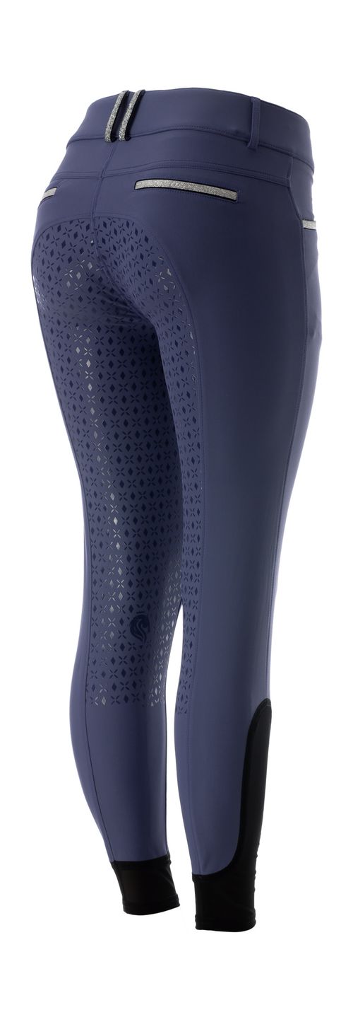 Equinavia Women's Kristina Full Seat Breeches - Skipper Blue/Silver