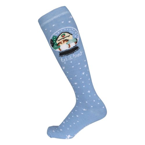 Dapplebay Holiday Knit Boot Socks - Let It Snow