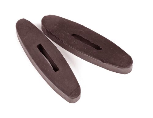 OUTLET: Shires Rubber Rein Stops - One Size - Brown