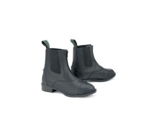 READY TO SHIP: Lettia Women's Zip Paddock Boots - 6.5 - Black