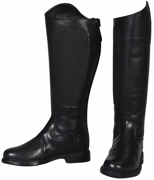 READY TO SHIP: TuffRider Women's Plus Rider Dress Boots - 8 X Wide Short - Black