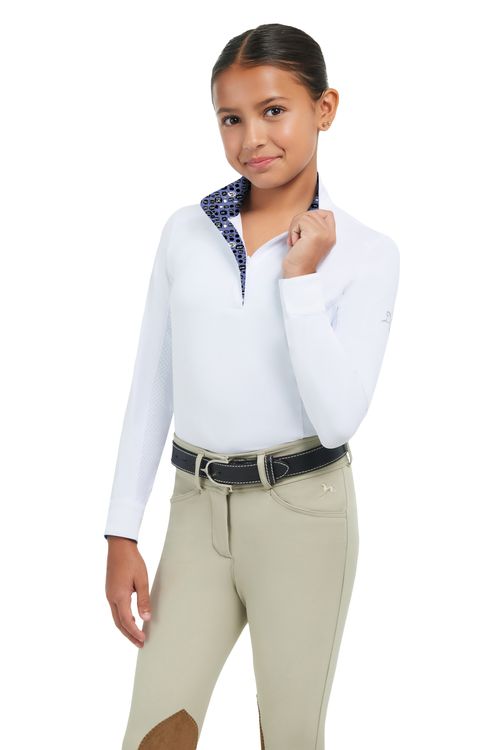 OVERSTOCK: RJ Classics Kids' Tori Jr Long Sleeve Show Shirt - Medium - Girl Talk