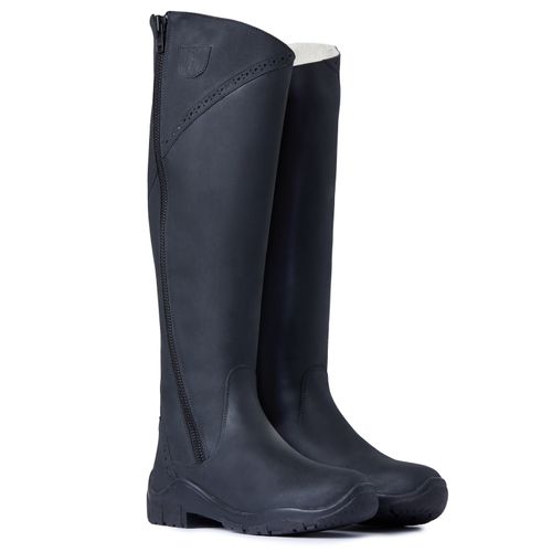 READY TO SHIP: Horze Women's Aspen Winter Tall Boots - 41 Regular Regular - Black