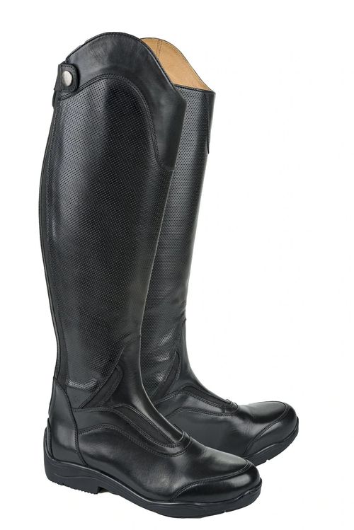 READY TO SHIP: TuffRider Women's Double Clear Sport Tall Boots - 10 Regular - Black