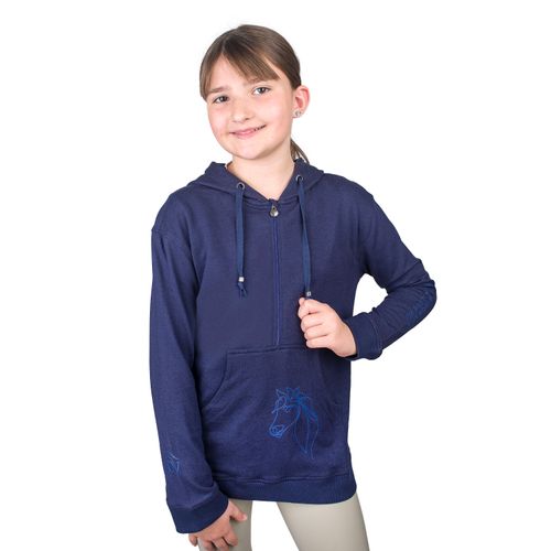 OUTLET: Ovation Kids' French Terry Graphic Hoodie - X Large - Navy