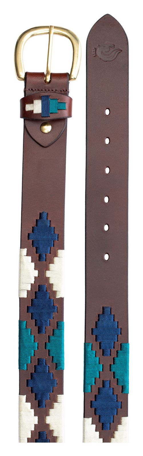 OVERSTOCK: Equinavia Siri Polo Belt - X Small - Brown/Green