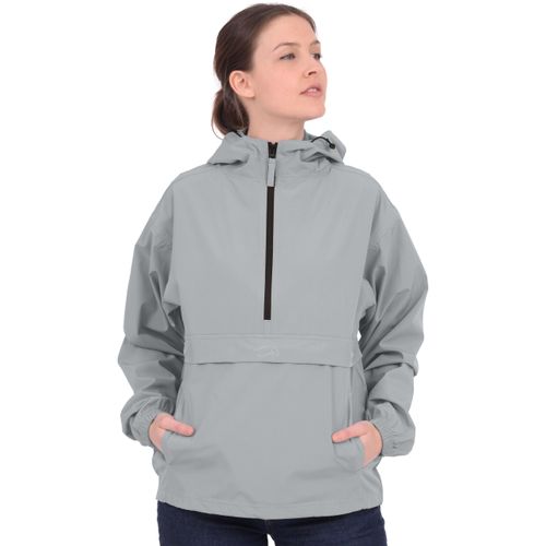Chestnut Bay Women's Waterproof 1/2 Zip Pullover - Steel Gray