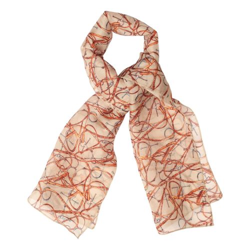 AWST Lila Snaffle Bridles Scarf - Beige
