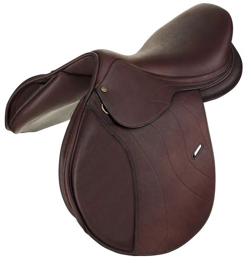 Henri de Rivel Laureate IGP Flocked Saddle - Oakbark