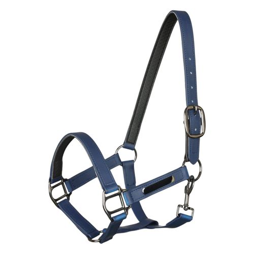 TuffRider EasyCare EquiLeather Break Away Halter - Navy