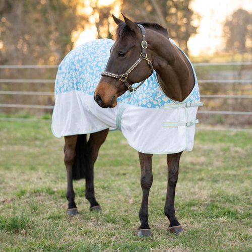 TuffRider Comfy Plus Fly Sheet - Daisy Print