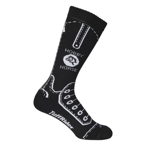 TuffRider Kids' Hobby Horse Cotton Competition Socks - Black