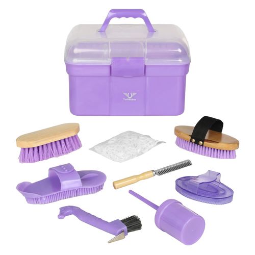 TuffRider Ulitmate Groom Box Kit  - Purple