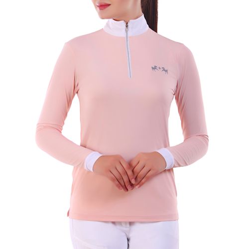 Equine Couture Women's IceFill Sun Shirt - Chintz Rose