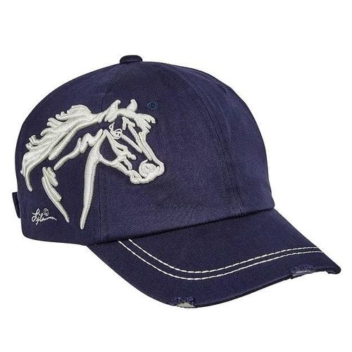 AWST Lila 3D Horse Head Cap - Navy