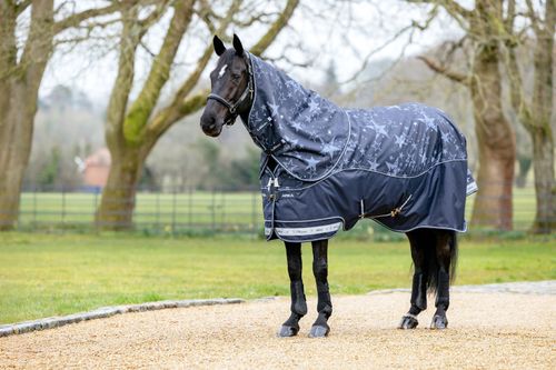 LeMieux Arika Star 100g Turnout Blanket - Navy