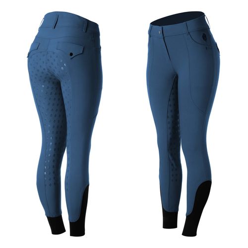 Equinavia Women's Annika Womens Silicone Full Seat Breeches - Galaxy Blue