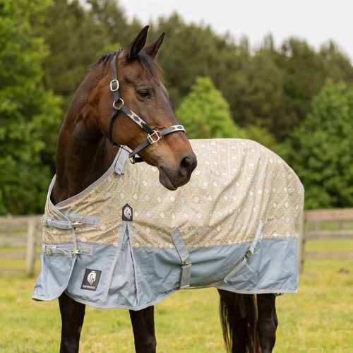 Equinavia Norse Turnout Sheet - Slate Grey/Light Olive