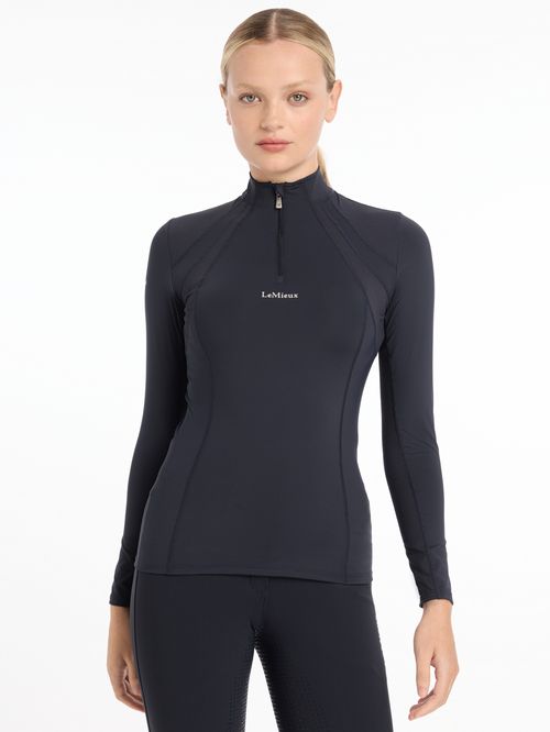 LeMieux Women's Mia Mesh Long Sleeve Base Layer - Navy