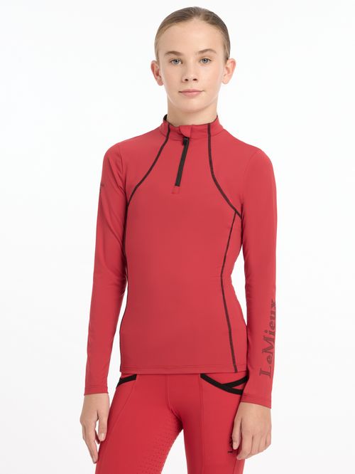 LeMieux Kids' Young Rider Base Layer - Chilli