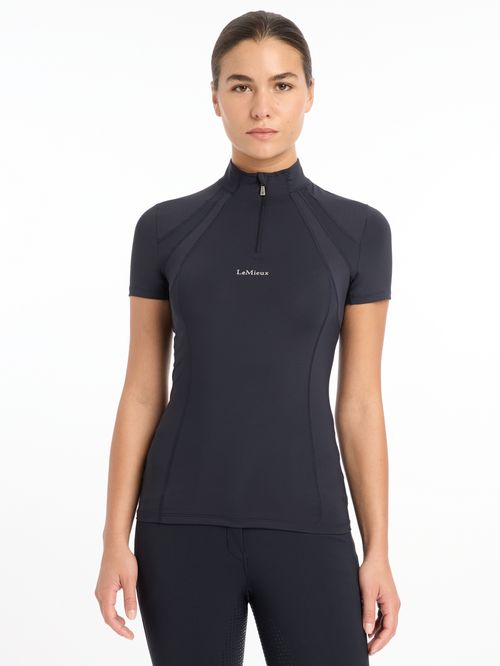 LeMieux Women's Mia Mesh Short Sleeve Base Layer - Navy