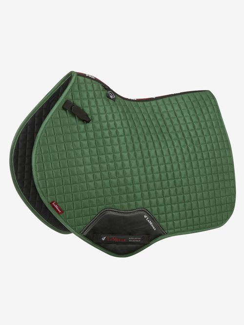LeMieux Suede Close Contact Square - Hunter Green