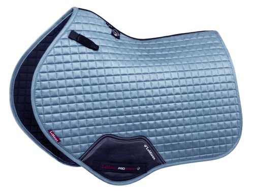 LeMieux Suede Close Contact Square - Ice Blue