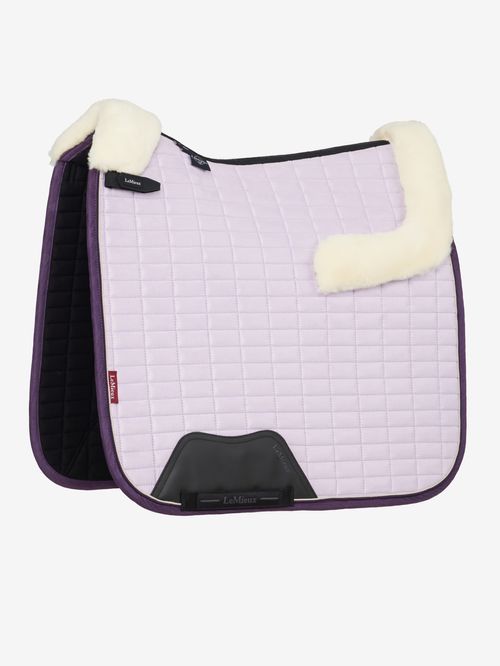 LeMieux Merino+ Suede Dressage Square - Lilac