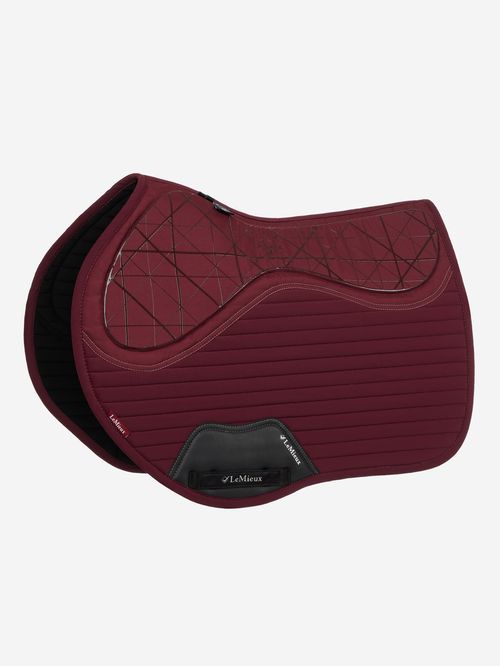 LeMieux Soft Shell Anti Slip Eurojump Square - Burgundy