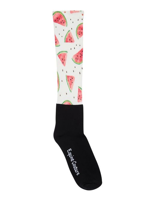 OUTLET: Equine Couture Women's OTC Boot Socks - One Size - Watermelon