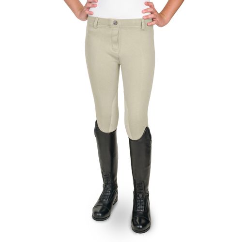 OUTLET: Equistar Kids' Pull-On Breech - 6 - Tan