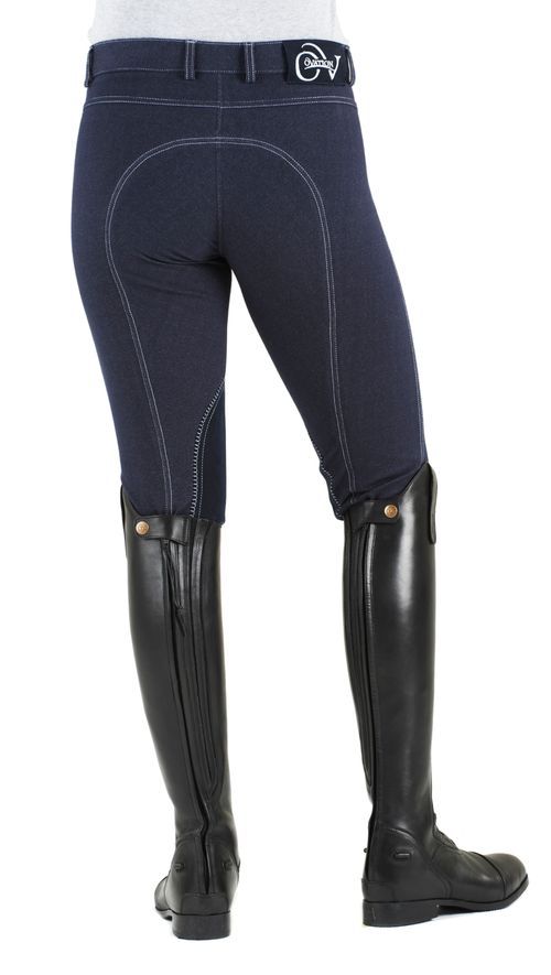 OUTLET: Ovation Women's SoftFlex Classic Knee Patch - 34 Regular - Indigo