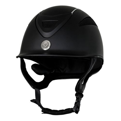 OVERSTOCK: TuffRider Ventek Air Riding Helmet - Small - Black/Silver