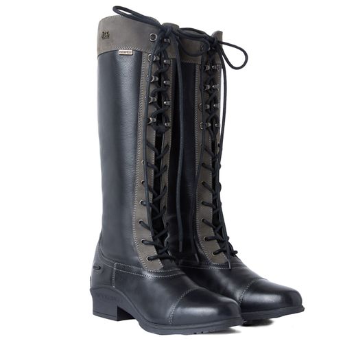 BARGAIN: B Vertigo Cetus Waterproof Tall Boots - 37 - Black/Grey