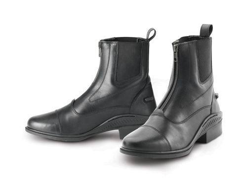 OVERSTOCK: Ovation Men's Aeros Zip Front Showmaster Paddock Boot - 46 - Black