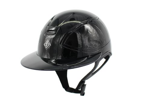 OVERSTOCK: Hassinger Presidente Helmet - Large/X Large (57-61cm) - Black Gloss/Black Gloss