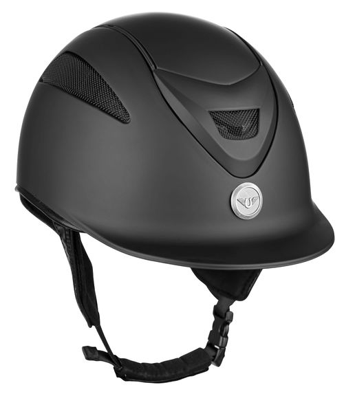 OVERSTOCK: TuffRider Ventek Matte Helmet - 7 1/2 - Black