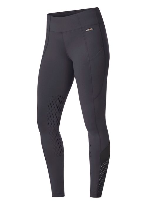 BARGAIN: Kerrits Women's Free Style Knee Patch Pocket Tights - Small - Cinder