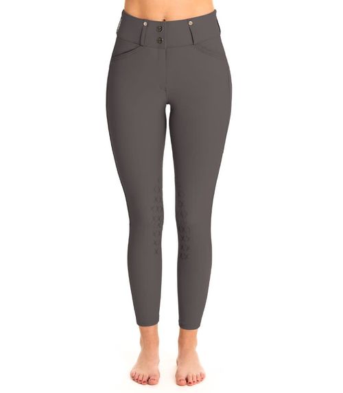 OUTLET: Tredstep Women's Evolute Knee Patch Breeches - 32 Regular - Opal Grey