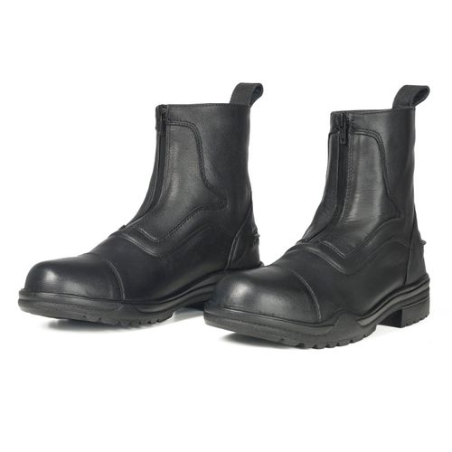 OUTLET: TuffRider Women's Otter WaterProof Front Zip Paddock Boots - 6 - Black