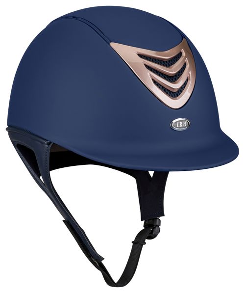 OVERSTOCK: IRH IR4G Helmet - Large (7 1/8 - 7 1/4) - Matte Navy/Rose Gold Vent
