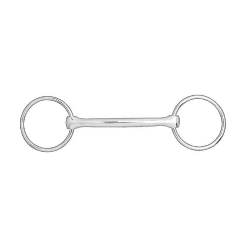 OUTLET: Horze Mullen Mouth Loose Ring Snaffle Bit - 105mm